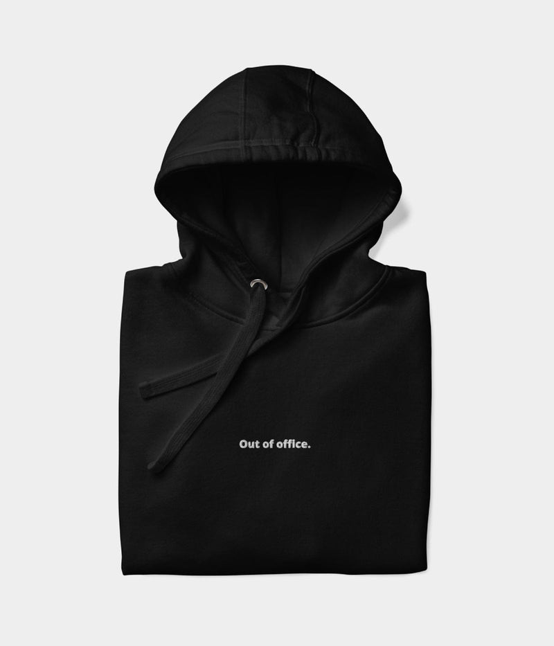 OUT OF OFFICE HOODIE.-CAPS