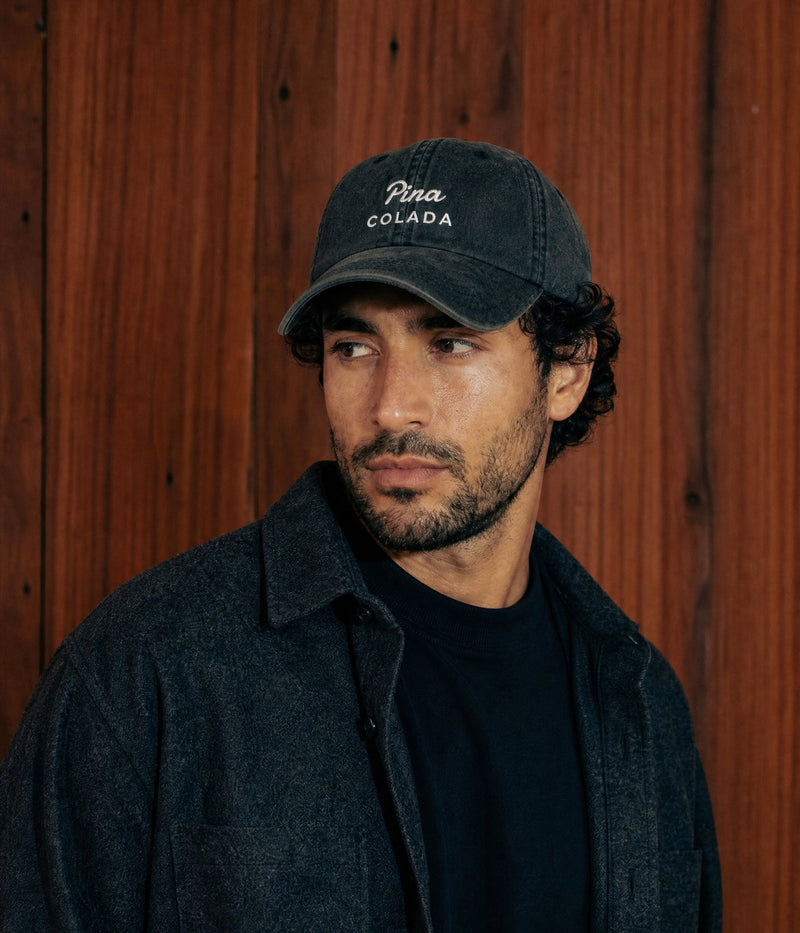 PINA COLADA. BLACK worn by a man