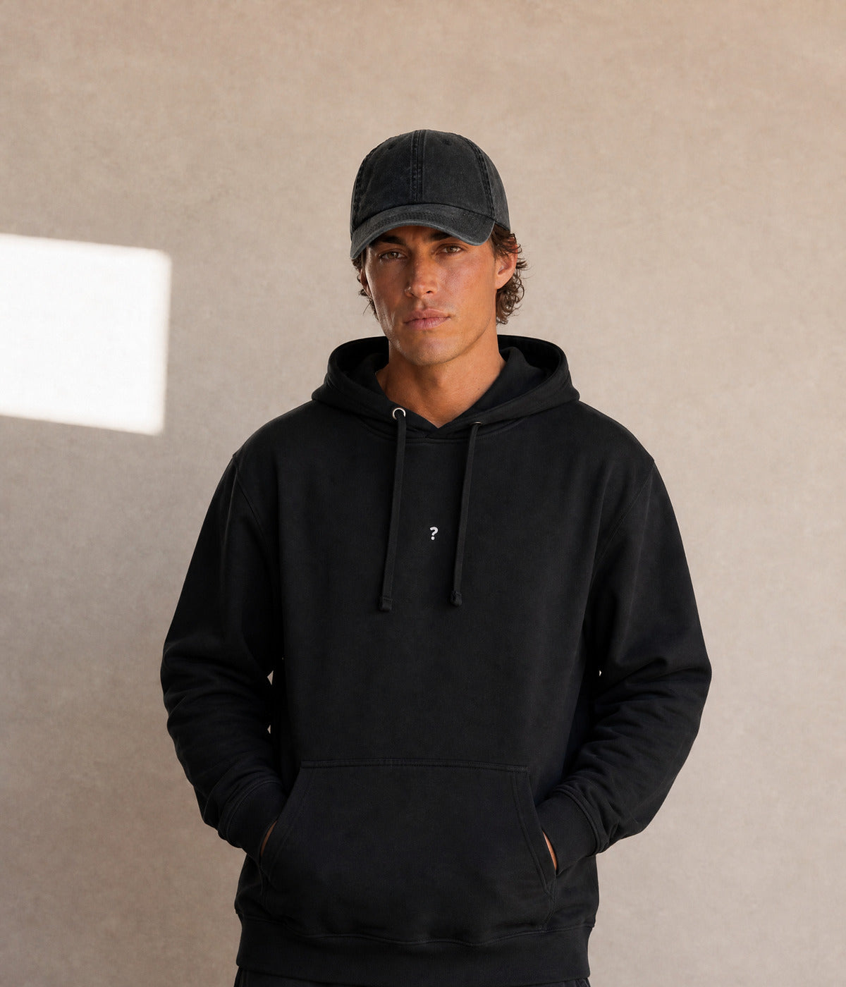 ? HOODIE. on model