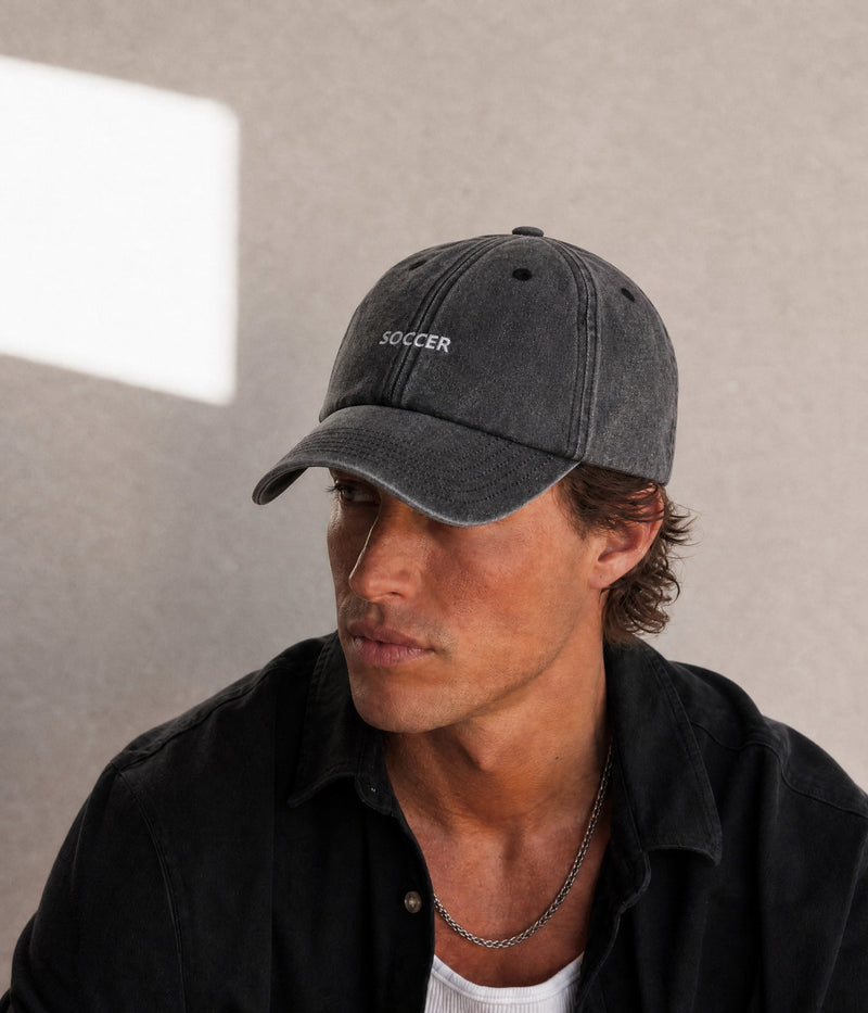 SOCCER. worn by a man