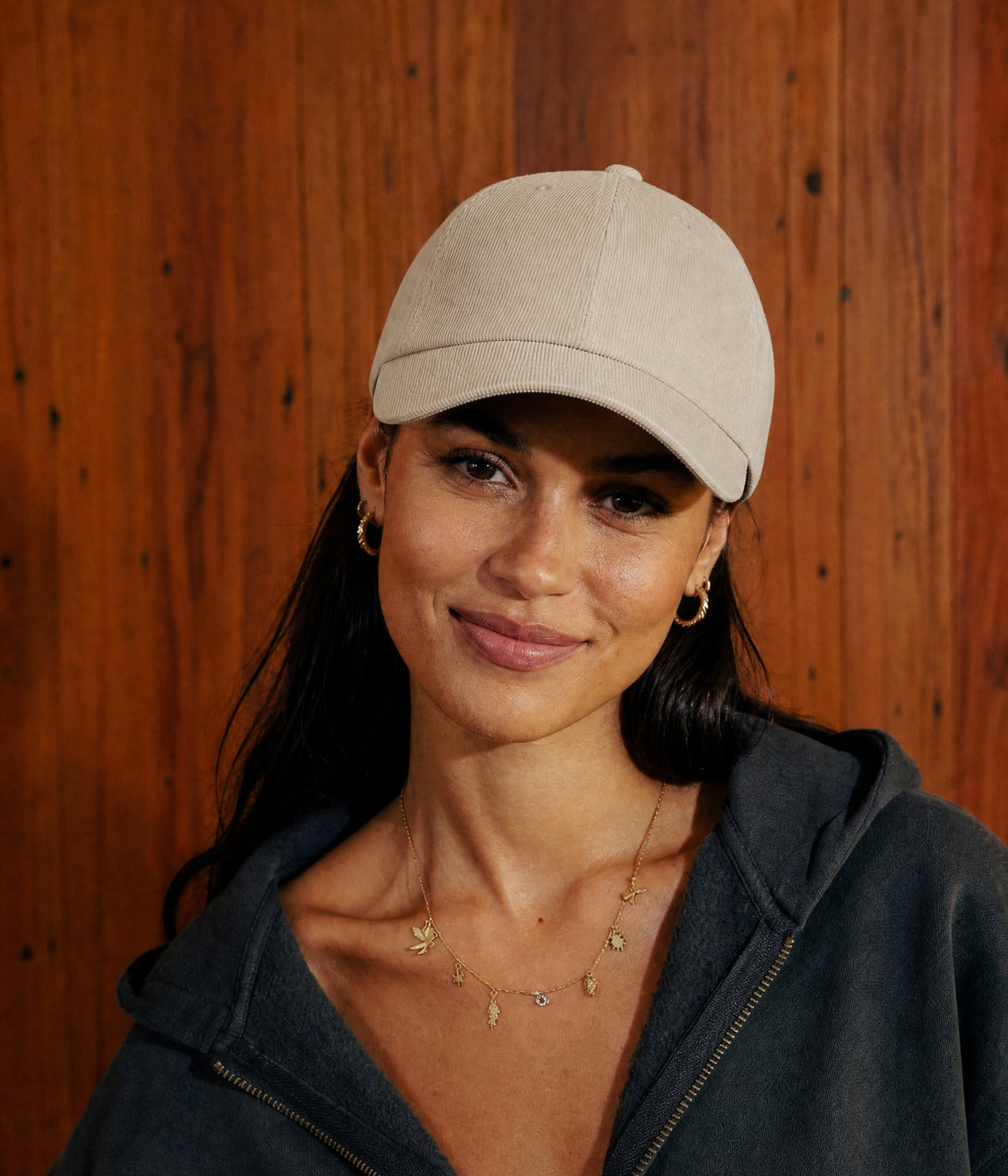 SOFT CORDUROY. — BEIGE worn