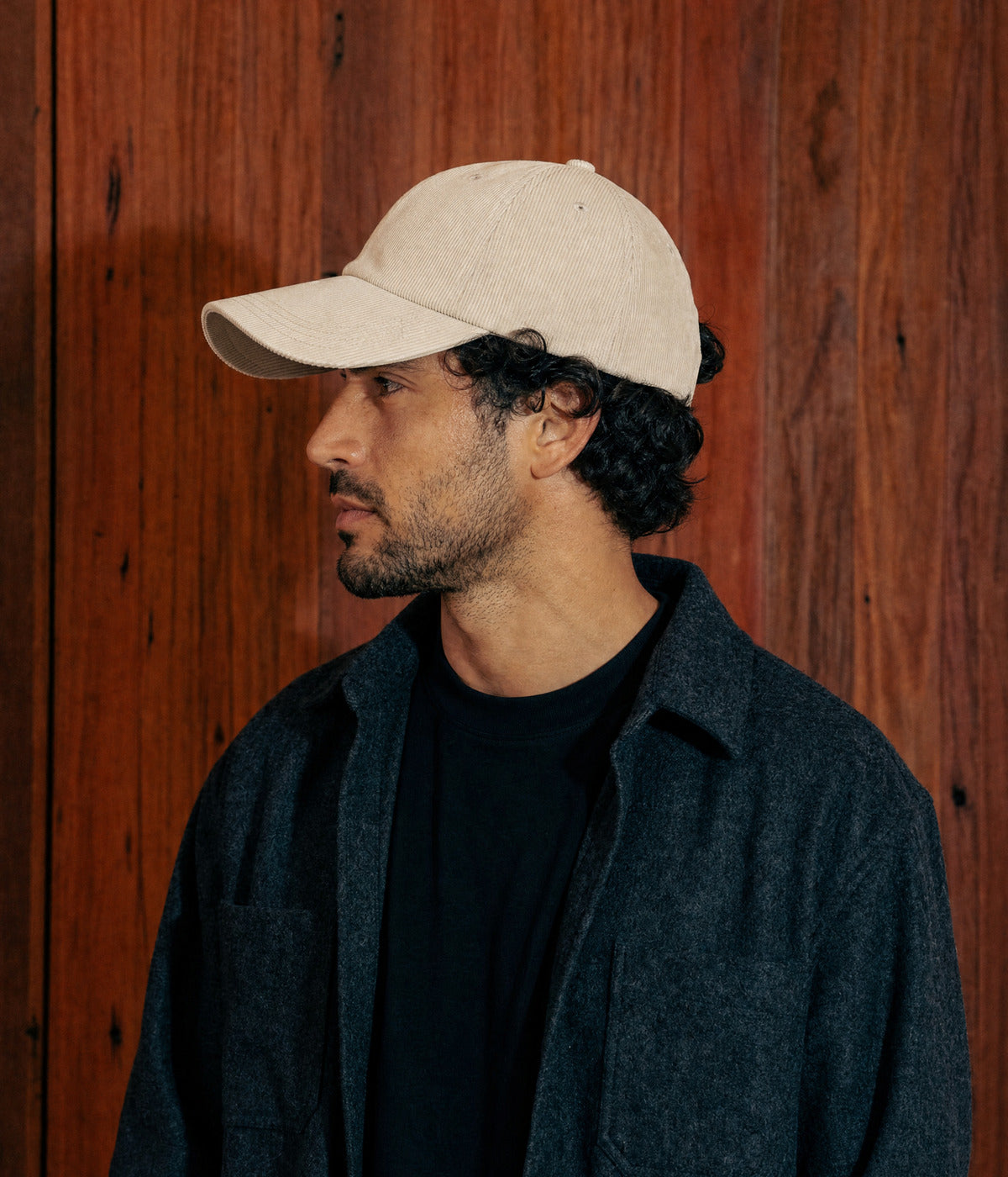 SOFT CORDUROY. — Beige worn