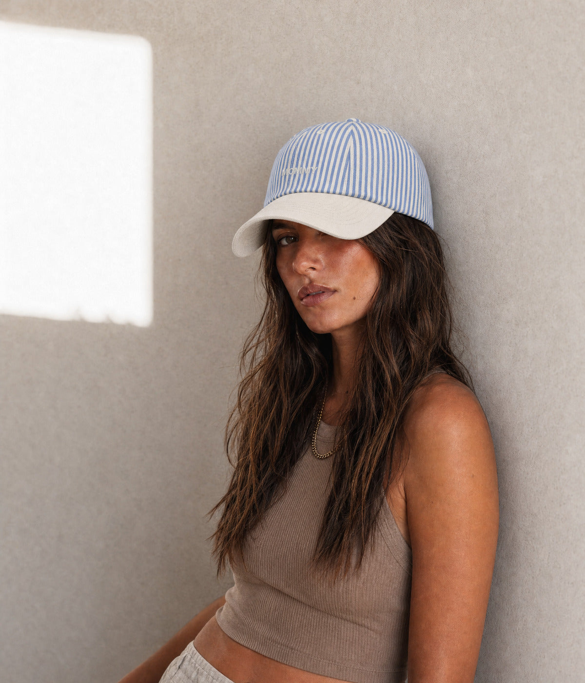 LIMITED EDITION — MOMMY. — STRIPED BLUE worn