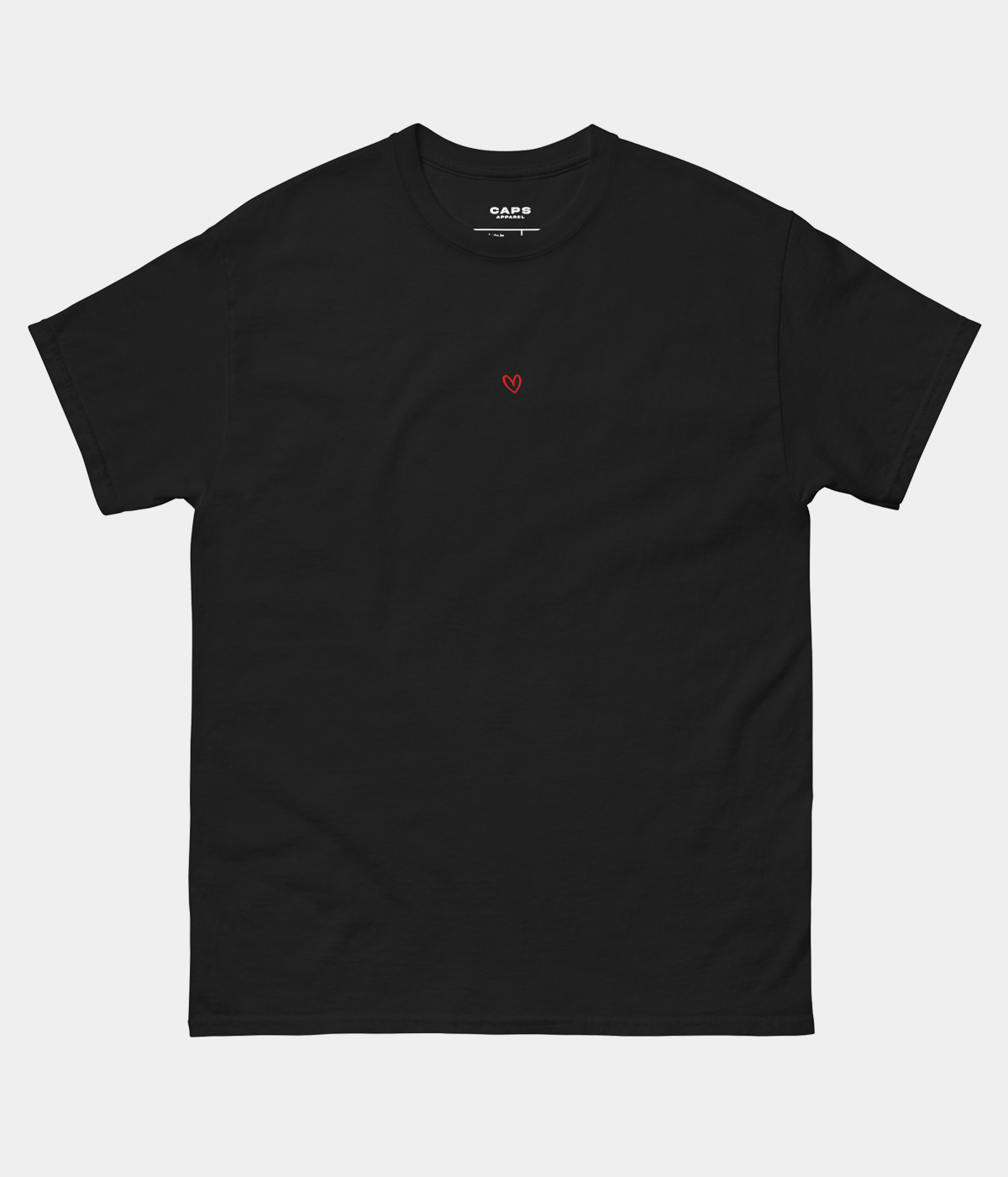 DRAWN HEART TEE.