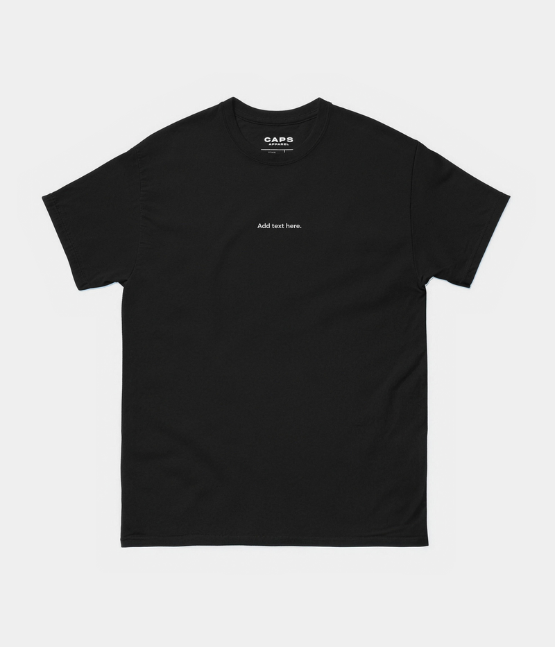 CUSTOM TEE.-CAPS
