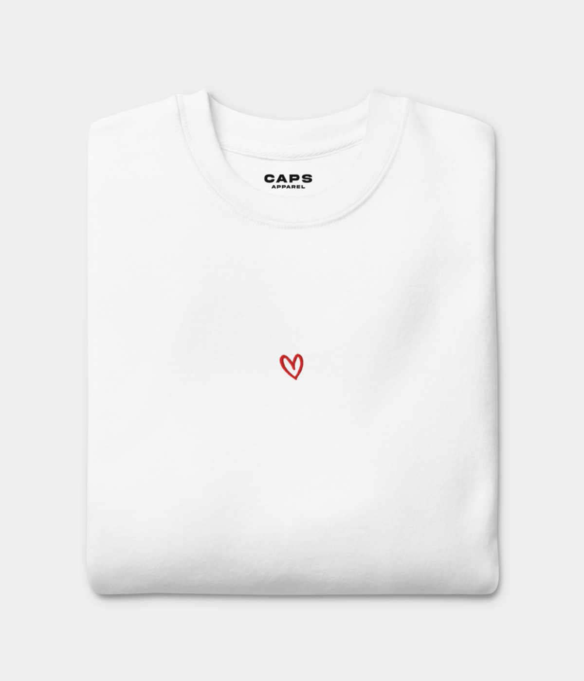 T-SHIRT COEUR DESSINÉ.