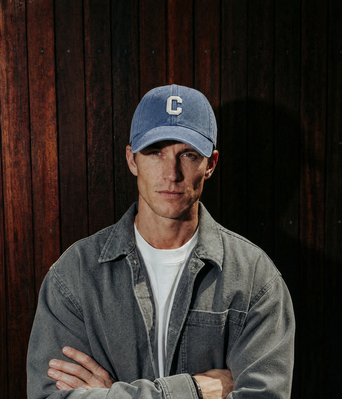 VARSITY C. — NAVY worn