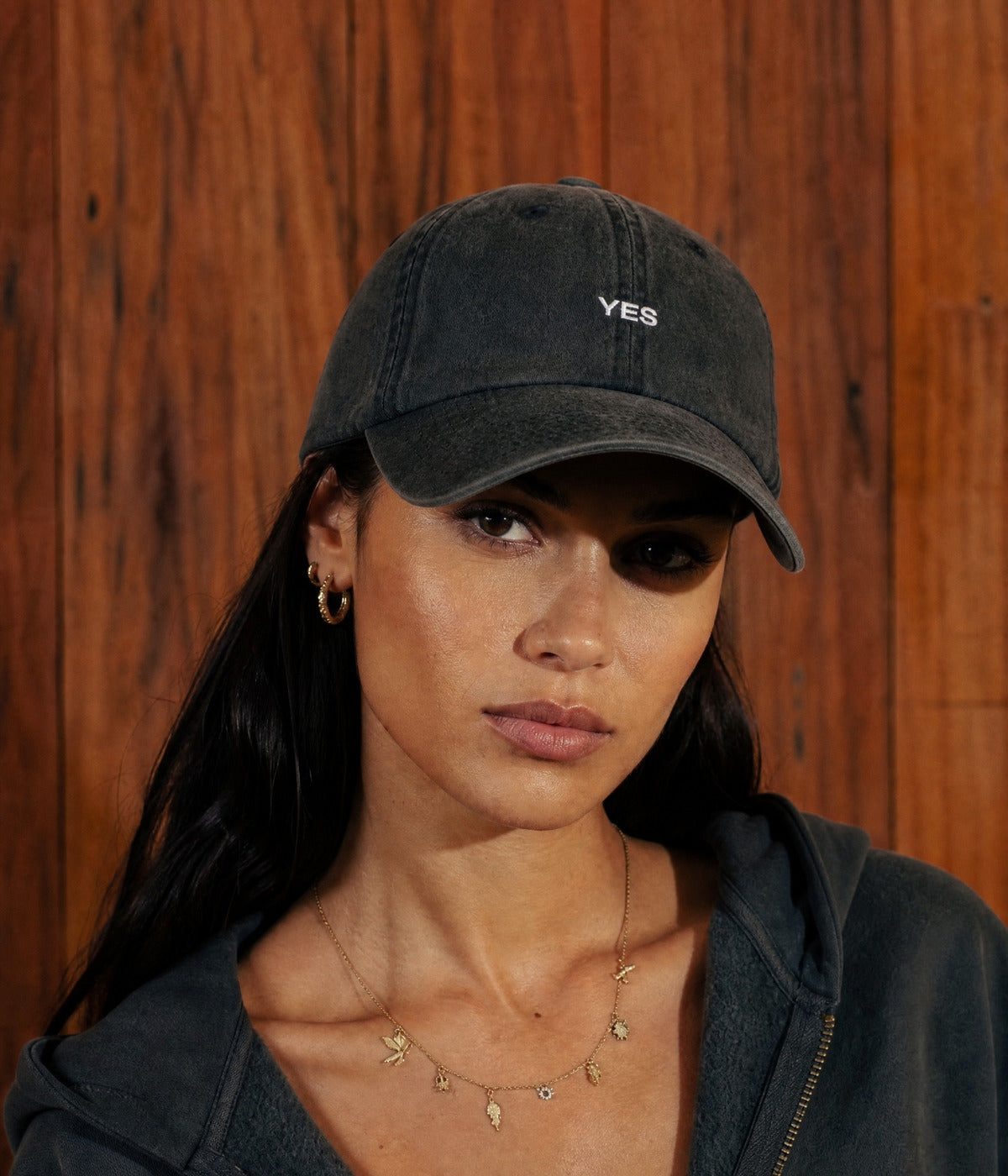 WASHED YES — BLACK worn