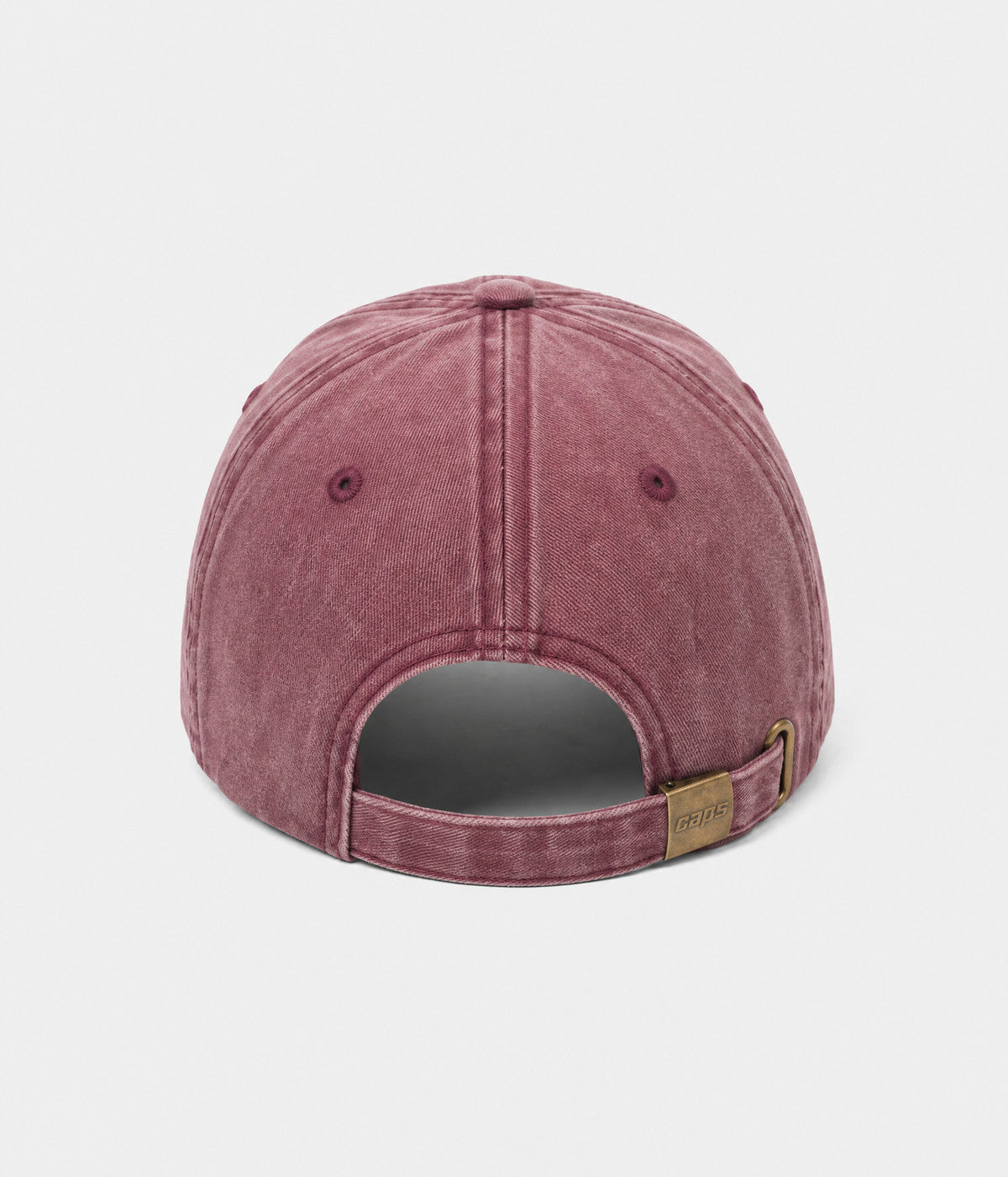 WASHED WHATEVER. burgundy washed cap back