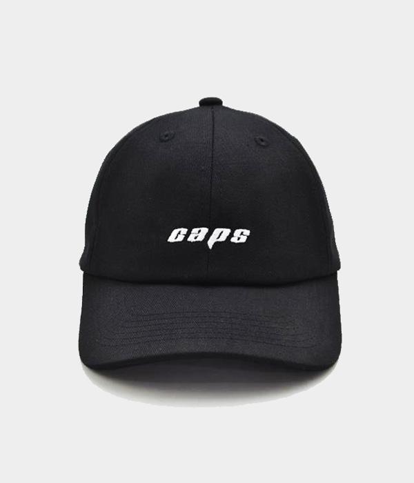 Premium Caps. - Unstructured Black