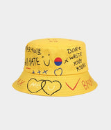 Graffiti Bucket. Yellow