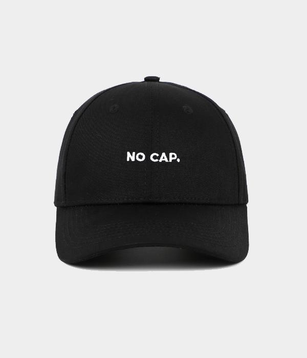 No Cap. Black / Structured