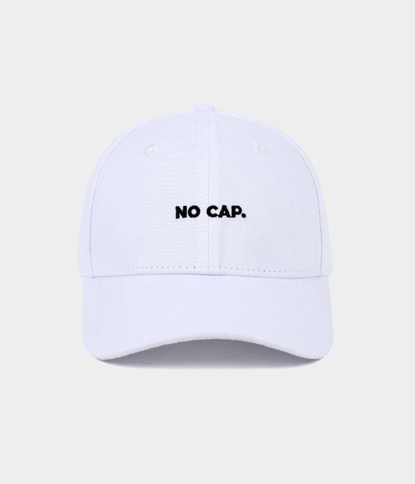 No Cap. White / Structured