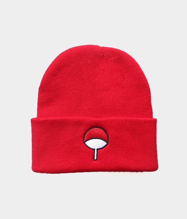 Uchiha Beanie. Red